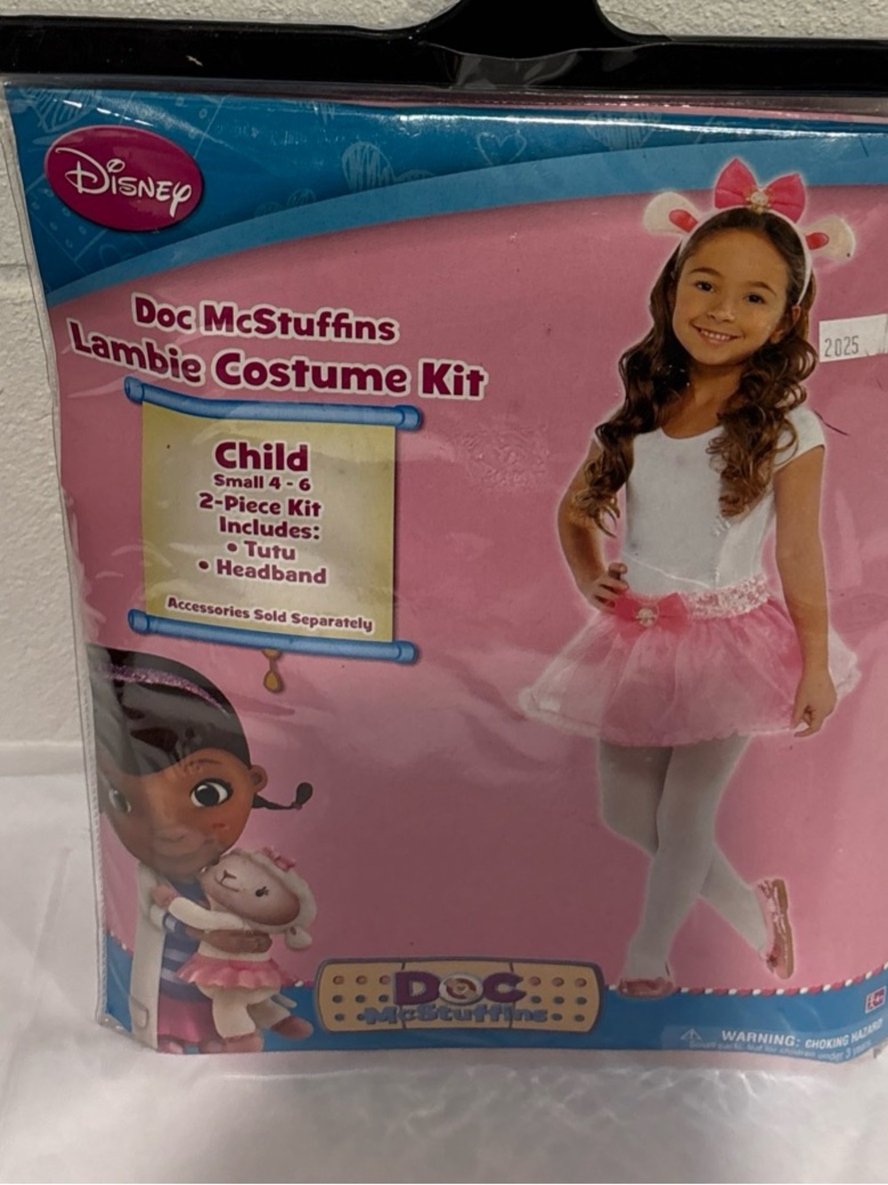 Disney Doc McStuffins Lambie Costume 2piexe kit Girls S 4-6